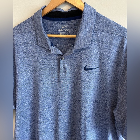 Nike Golf Dri-Fit Polo Shirt XL Vapor Heather Embroidered Swoosh Logo Like New - Picture 4 of 8